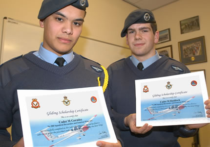 Gliding Scholarship Cadets